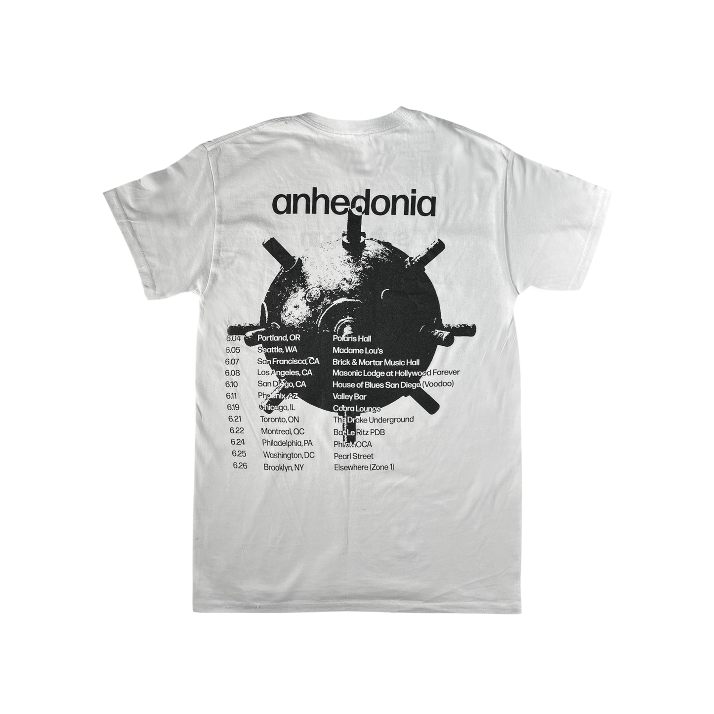 Anhedonia Tour Tee (White)