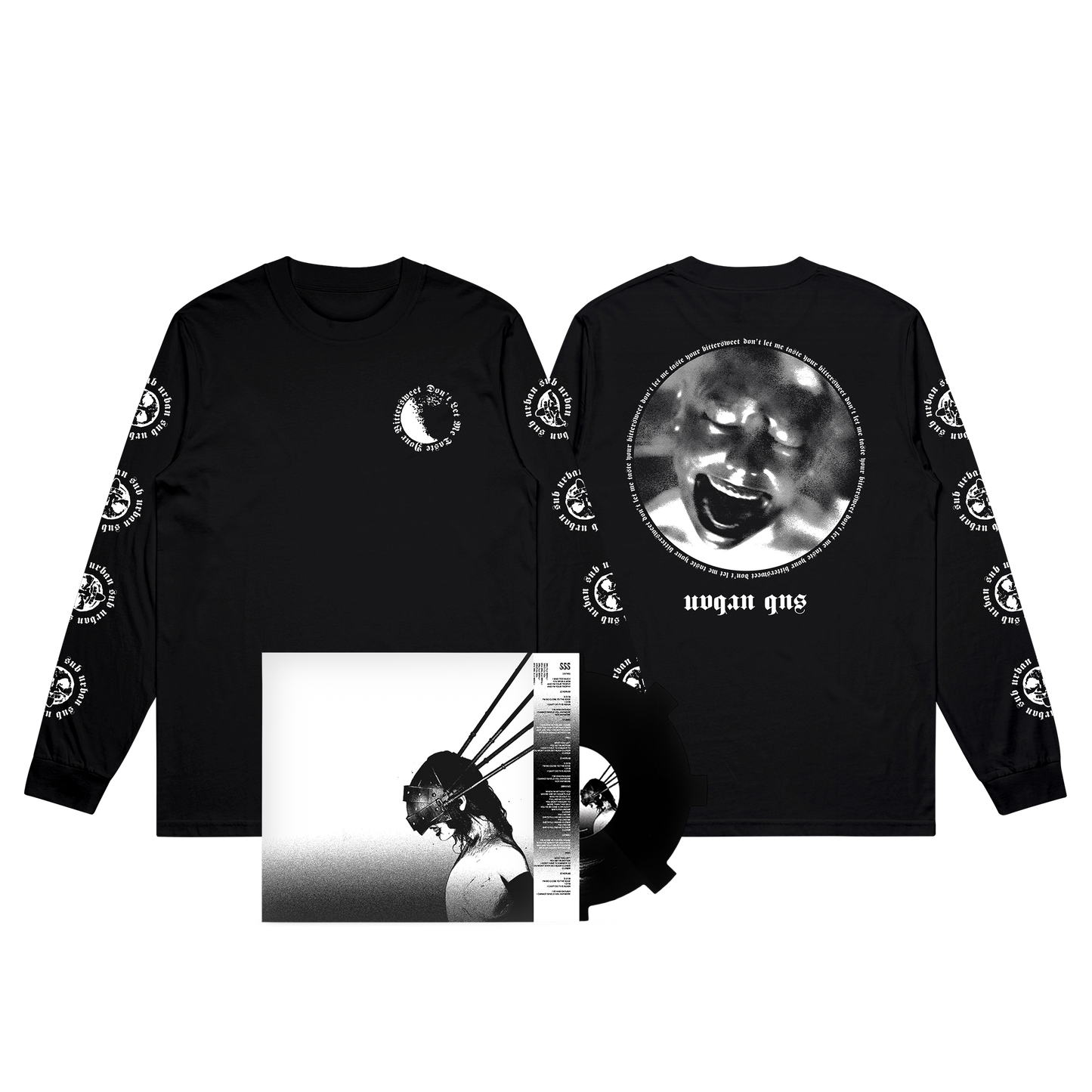 Anhedonia | 4-Song EP | Die-Cut Vinyl + Thermal Long Sleeve Bundle