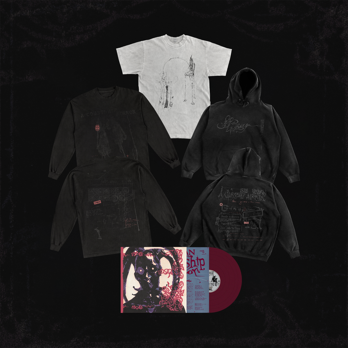 A COURTSHIP HORROR EVERYTHING BUNDLE (White Tee)