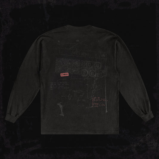 A COURTSHIP HORROR BLACK LONG SLEEVE