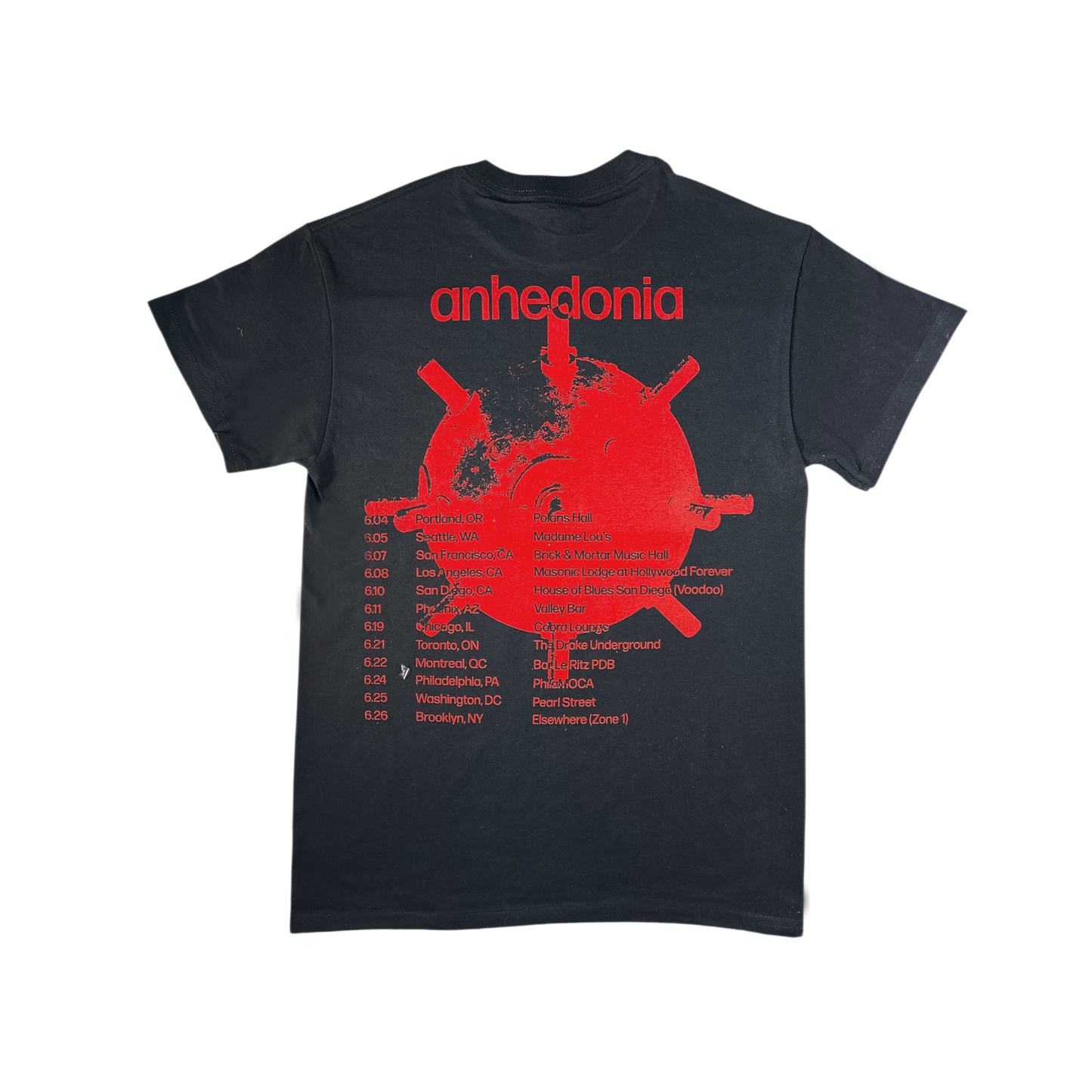 Anhedonia Tour Tee (Black)