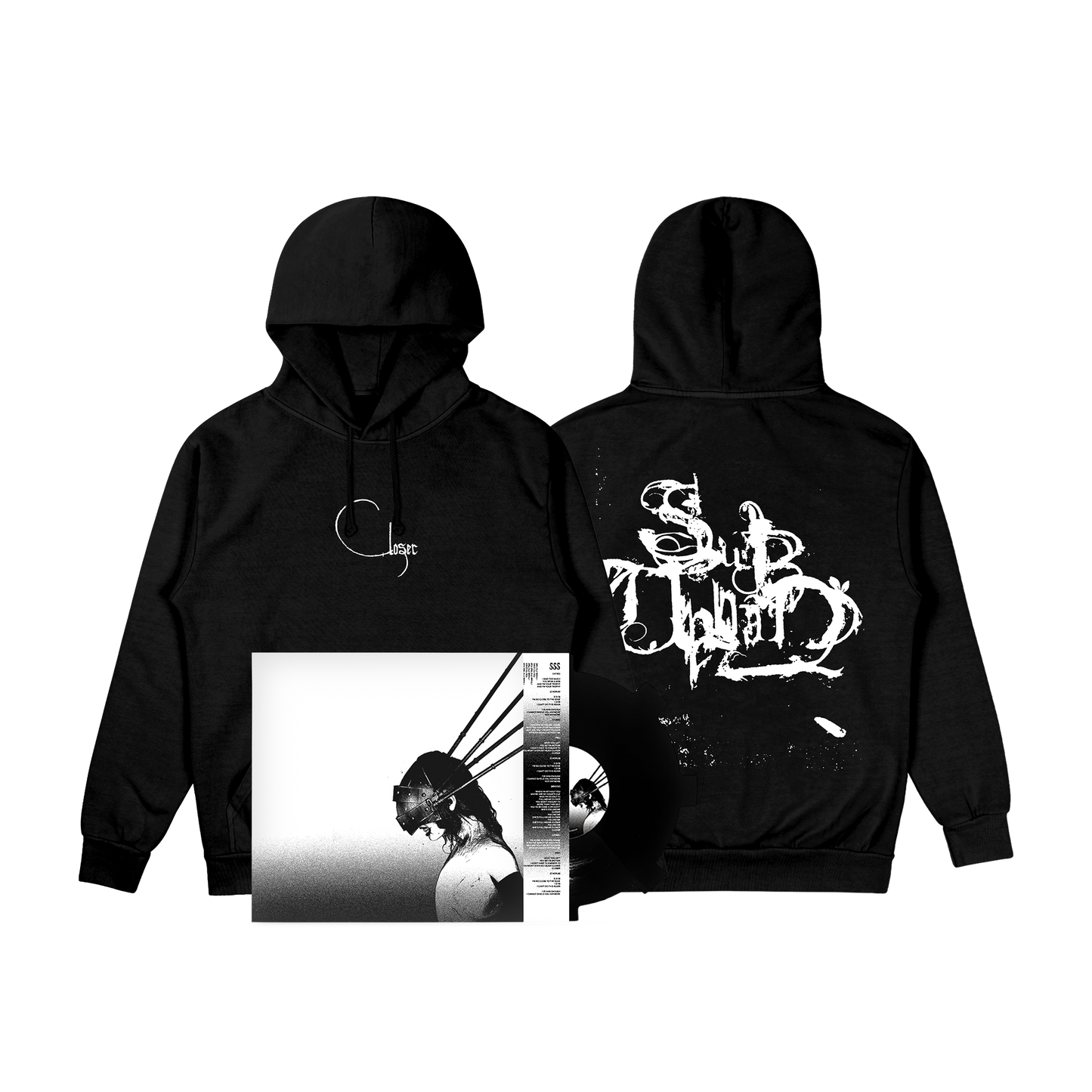 Anhedonia | 4-Song EP | Die-Cut Vinyl + Closer Hoodie Bundle