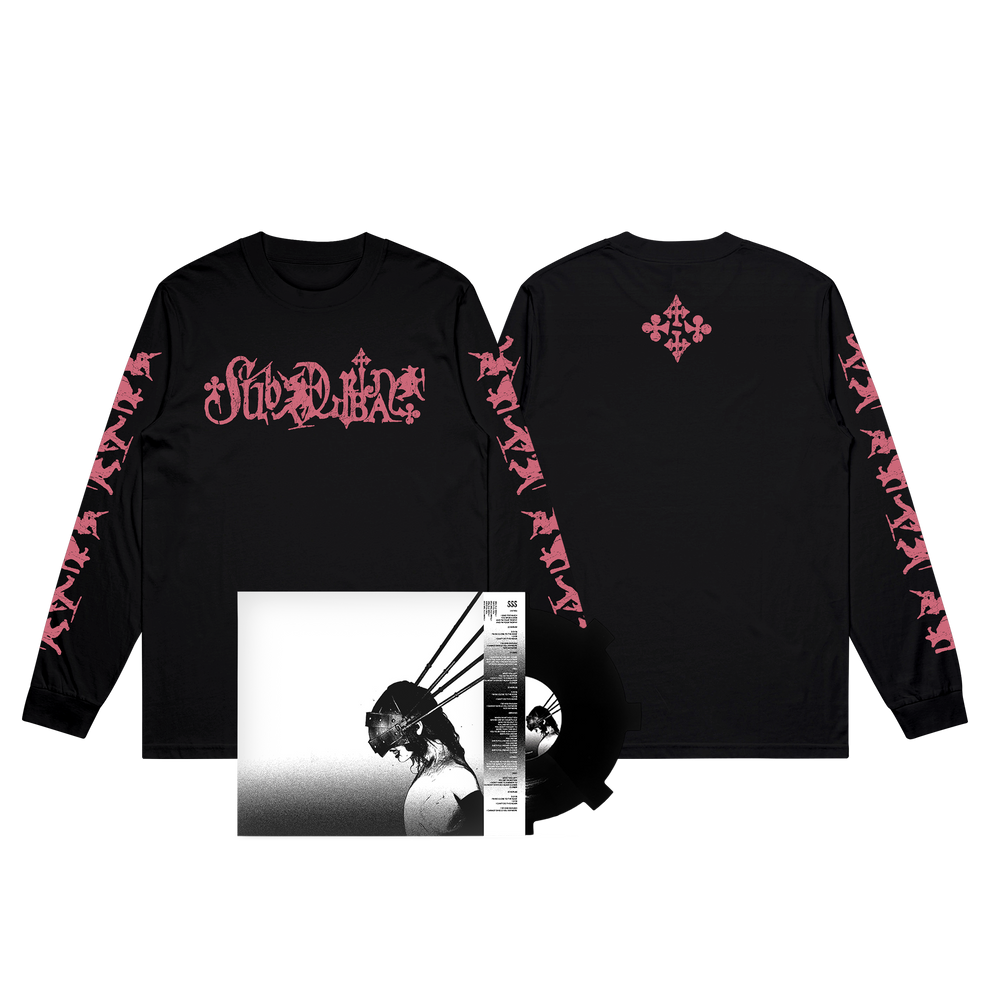 Anhedonia | 4-Song EP | Die-Cut Vinyl+ Cracked Long Sleeve Bundle