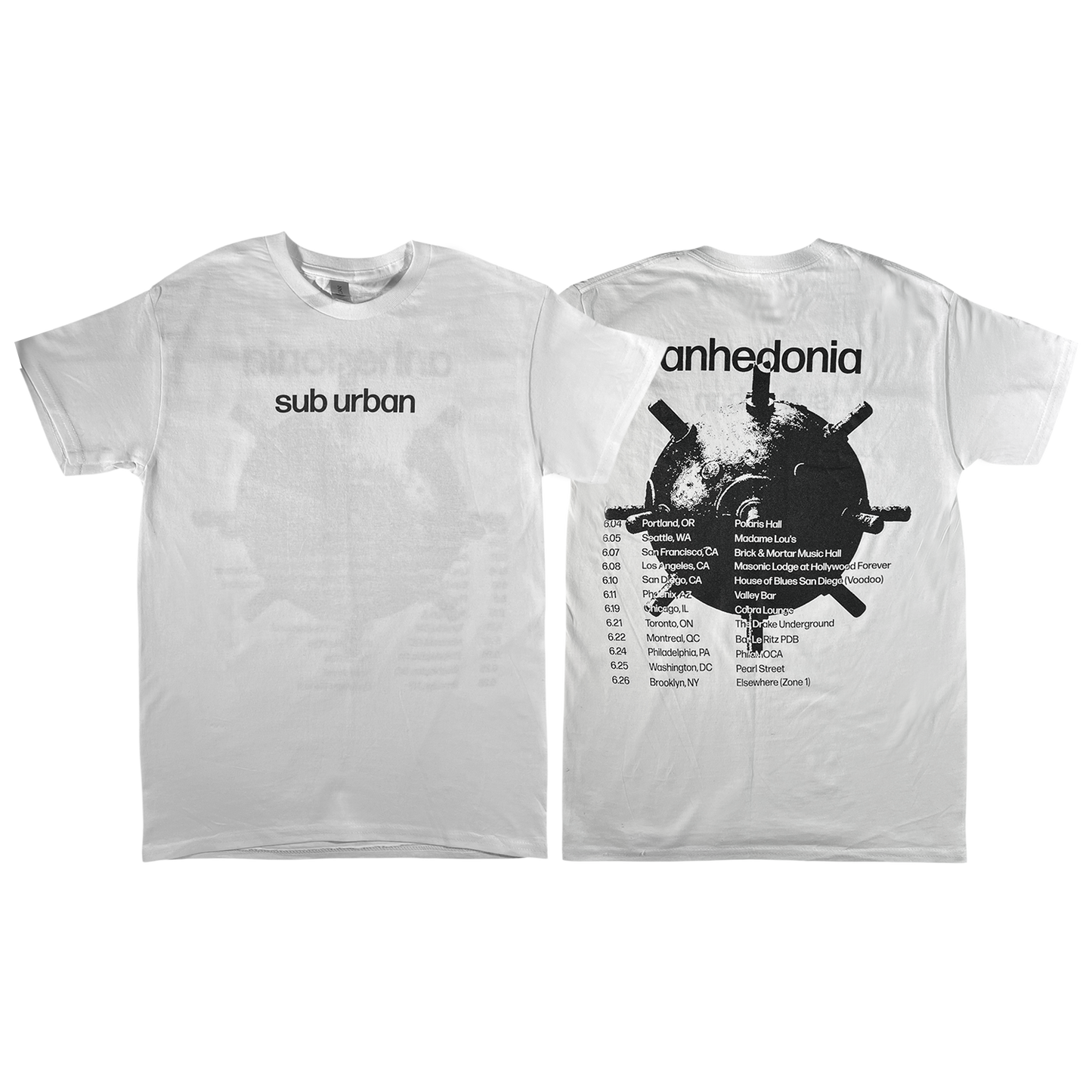 Anhedonia Tour Tee (White)