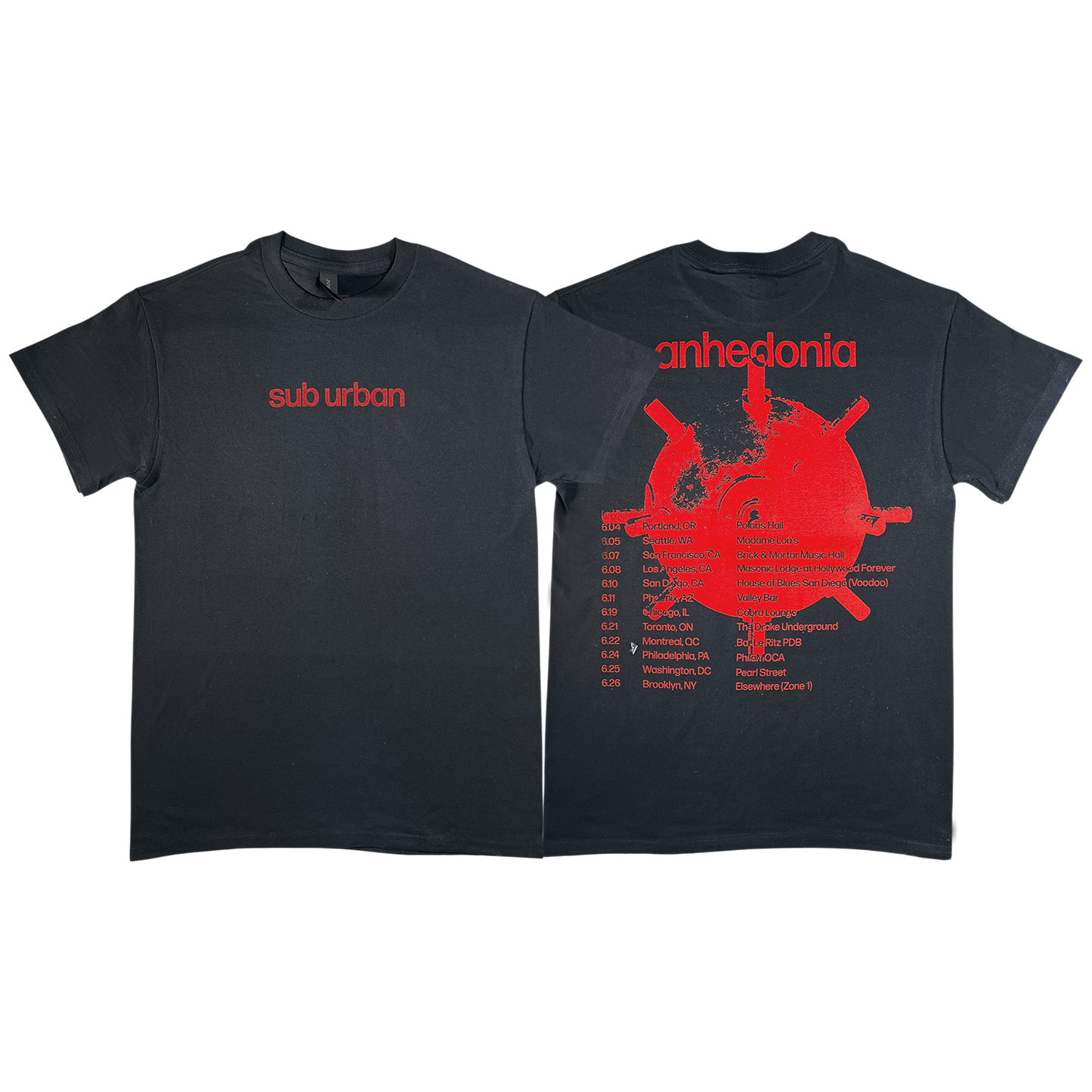 Anhedonia Tour Tee (Black)