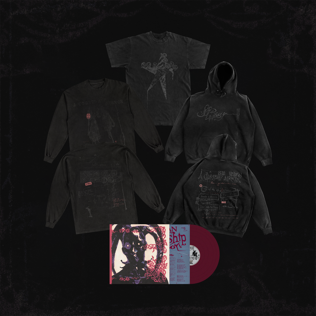 A COURTSHIP HORROR EVERYTHING BUNDLE (Black Tee)