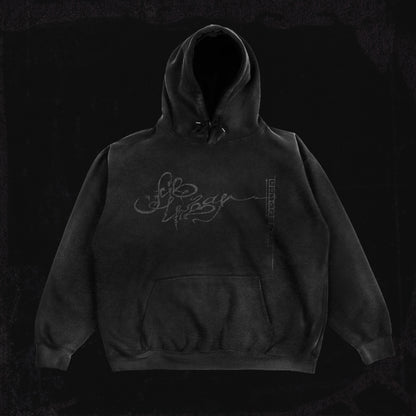 A COURTSHIP HORROR VINTAGE BLACK HOODIE