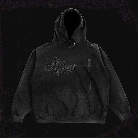 A COURTSHIP HORROR VINTAGE BLACK HOODIE