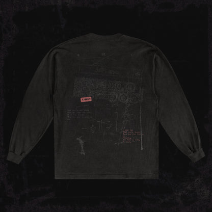 A COURTSHIP HORROR BLACK LONG SLEEVE