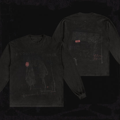 A COURTSHIP HORROR BLACK LONG SLEEVE